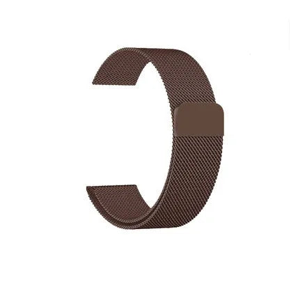 Apple Watch stainless steel mesh strap with magnetic clasp in silver, black, gold and rose gold