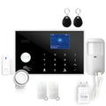 Intelligent WiFi GSM touch button household burglar alarm host with telephone alert capability