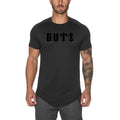 Mens plain and printed cotton-spandex gym shirt in army green, black, white colours