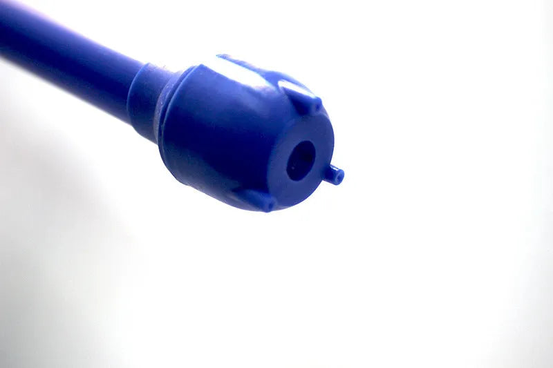 Blue manual siphon hand pump for fuel oil gasoline transfer with polypropylene construction