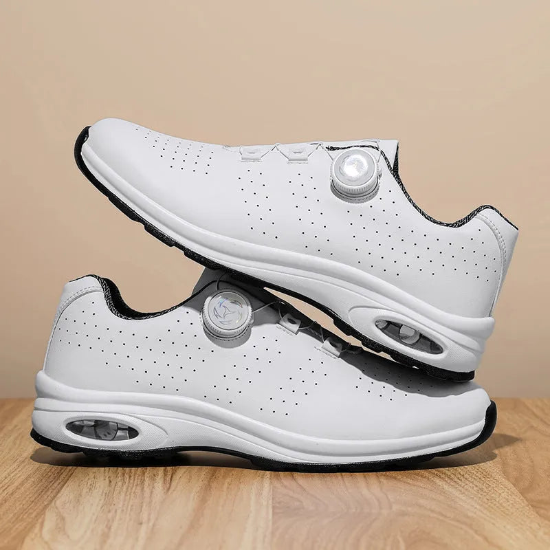 Low top casual shoes in black mesh with cross shoulder straps and white composite sole