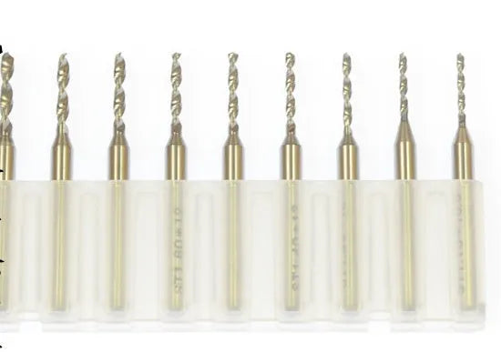 Imported tungsten steel micro engraving bit set for precision electronics and hardware machining.