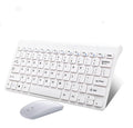 Wireless keyboard and mouse set in black colour with USB receiver