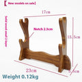 Chinese style wooden handmade multi-layer wall bracket for display and storage.