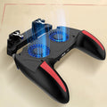 H10 mobile phone game controller with adjustable clip, shown in black environmental ABS plastic.