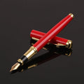 Black and red metal shell ink pens with a 0.5mm fine nib for office and gift use