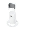 360-degree smart tracking gimbal stabiliser for mobile phones with clip mount in black, pink, and white colour options.