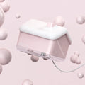 White igloo-shaped ultrasonic humidifier and essential oil diffuser with LED light and USB cable.