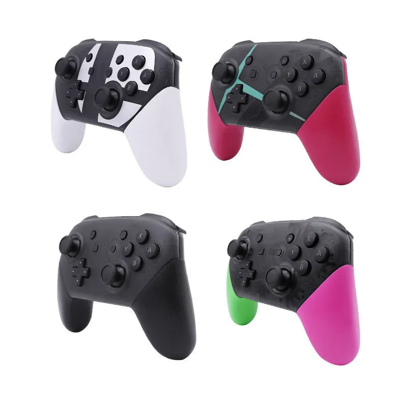 Black Switch PRO wireless Bluetooth gamepad controller on a table