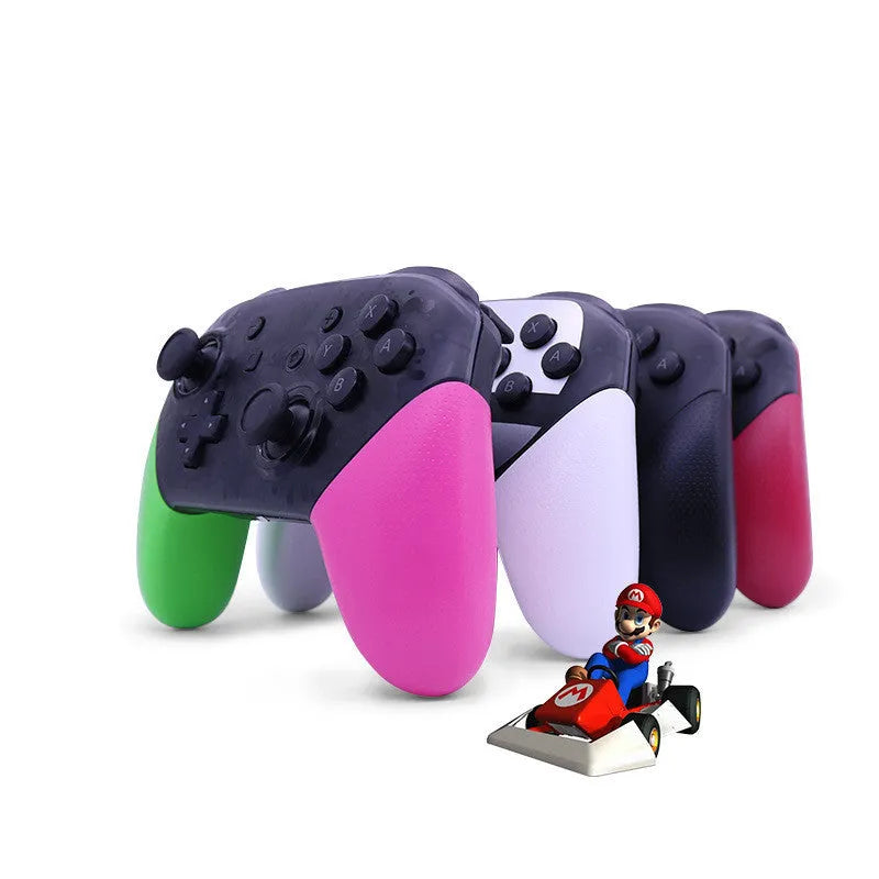Black Switch PRO wireless Bluetooth gamepad controller on a table