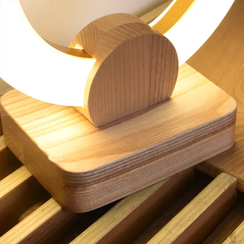 Nordic style circular chandelier lamp with a round acrylic shade and integrated LED light