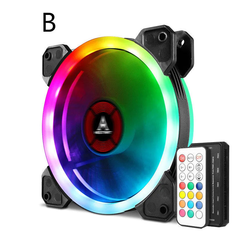 12cm camouflage pattern RGB colour changing computer chassis cooling fan