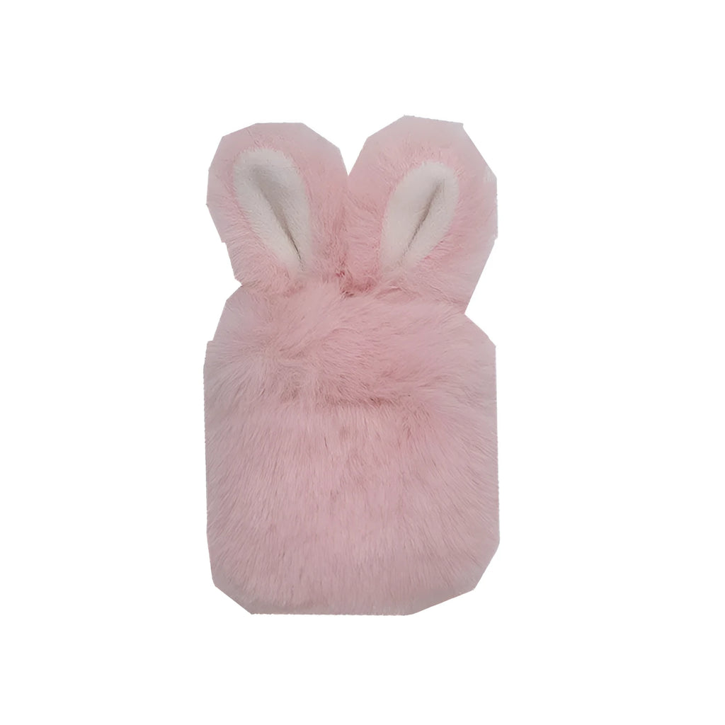 Pink rabbit ears silicone protective cover for Apple AirPods Pro and AirPods 3