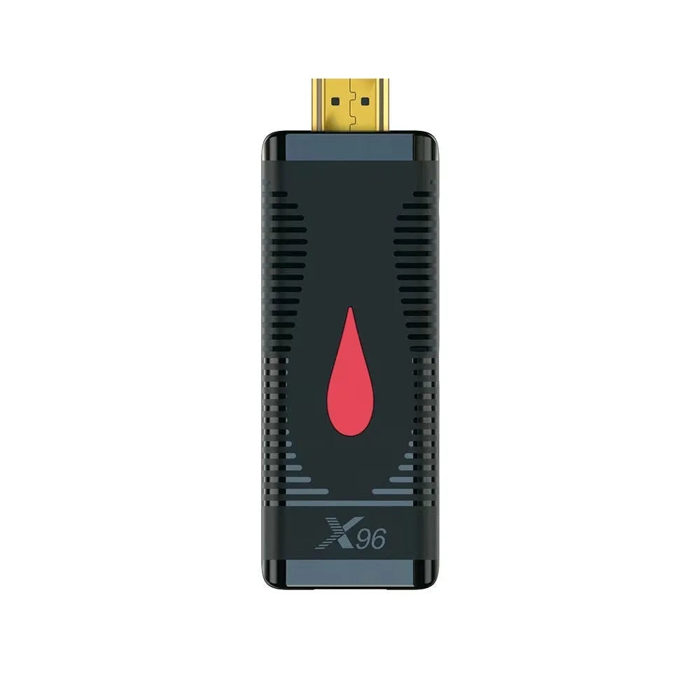 Smart network TV set-top box mini PC dongle with infrared remote and power adapters