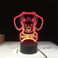 Colourful gradient remote control touch LED table lamp with acrylic shade on black ABS base