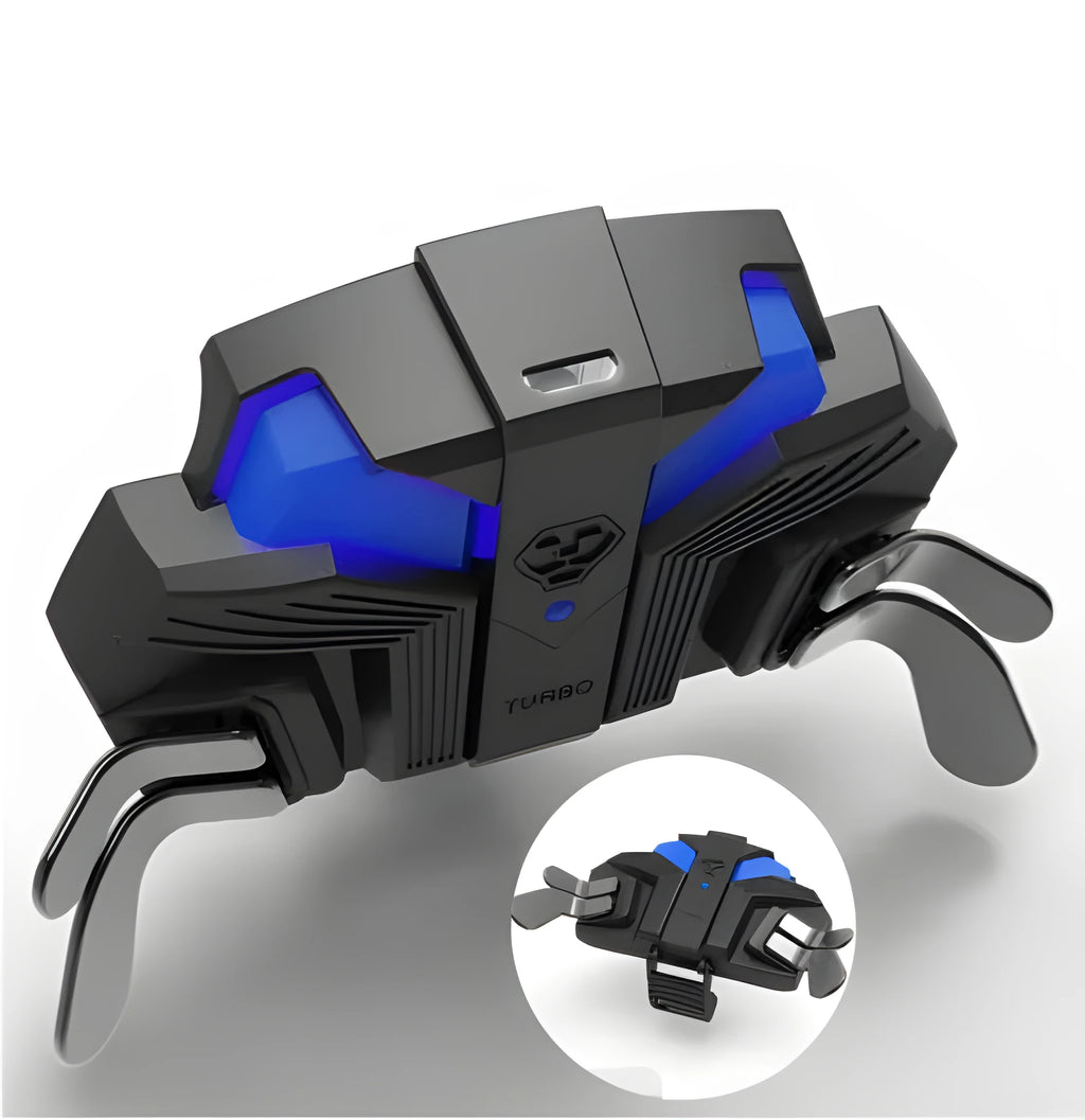 PS4 gamepad back button attachment for Slim and Pro controllers with long black cable.