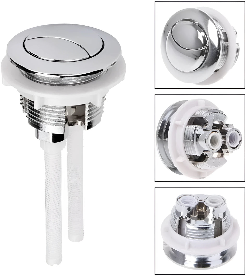 38mm round double button toilet flush valve replacement part made from ABS plastic