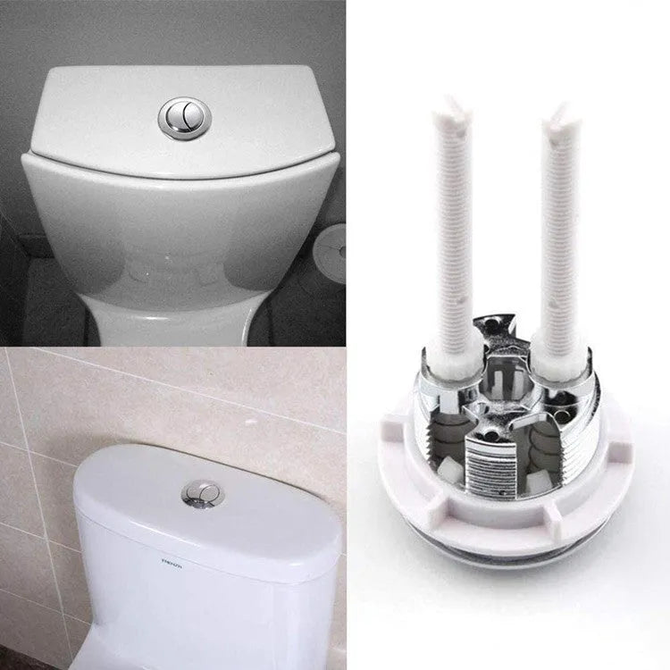 38mm round double button toilet flush valve replacement part made from ABS plastic