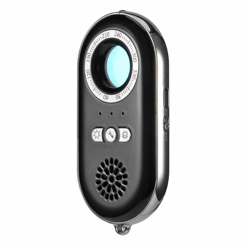 Wireless signal detector measuring 85mm with vibration alarm for anti-theft camera monitoring
