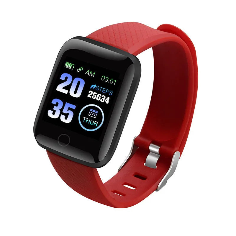 D13 colour screen smart bracelet showing heart rate display on 1.3-inch screen