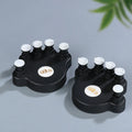 Vertical piano gesture straightener hand corrector in black colour with composite soundboard construction