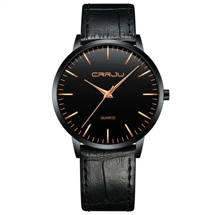 Casual business quartz watch with alloy case and mesh bracelet on wrist