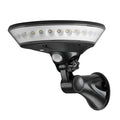 Solar-powered 360-degree garden light with motion sensor in ABS plastic housing
