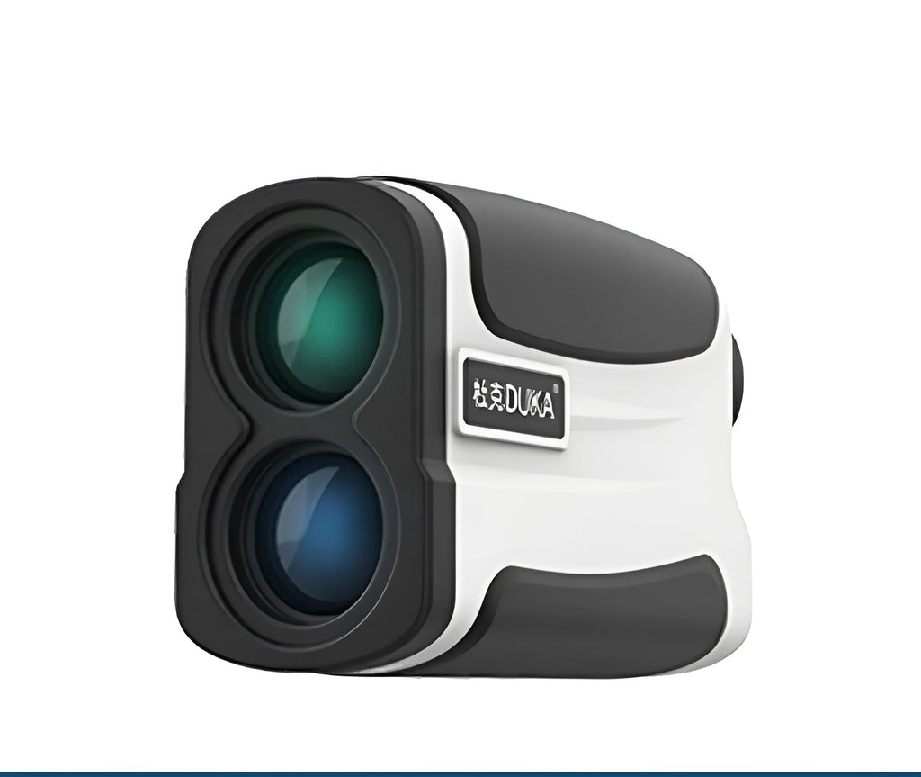 Golf laser rangefinder telescope showing compact measuring instrument design for distance measurement