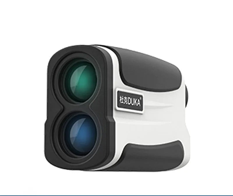 Golf laser rangefinder telescope showing compact measuring instrument design for distance measurement