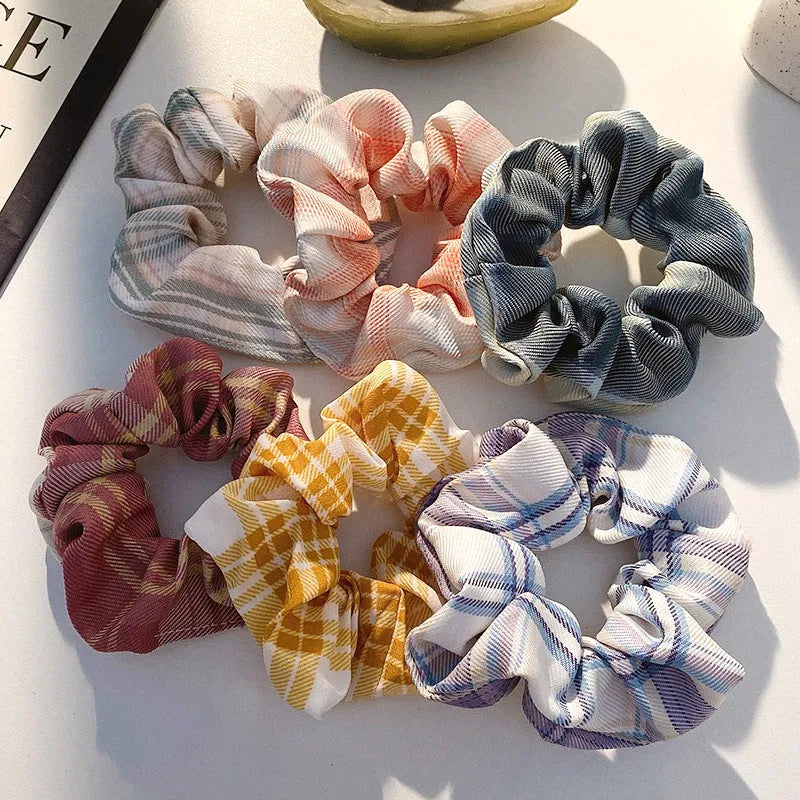 Children's hair accessory set with hair rings and head ropes in autumn colours