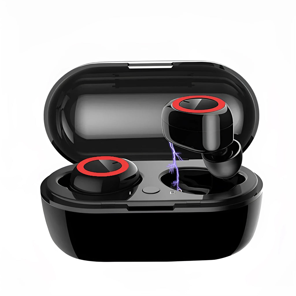 TWS wireless Bluetooth headset in multiple colours including black, white, and two-tone designs