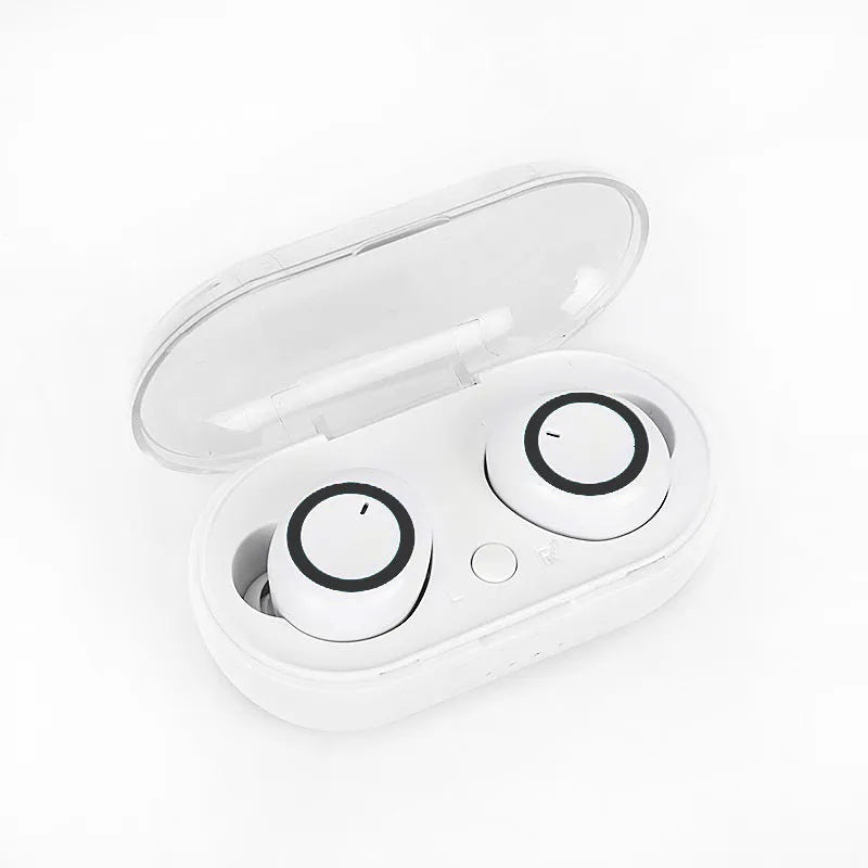 TWS wireless Bluetooth headset in multiple colours including black, white, and two-tone designs