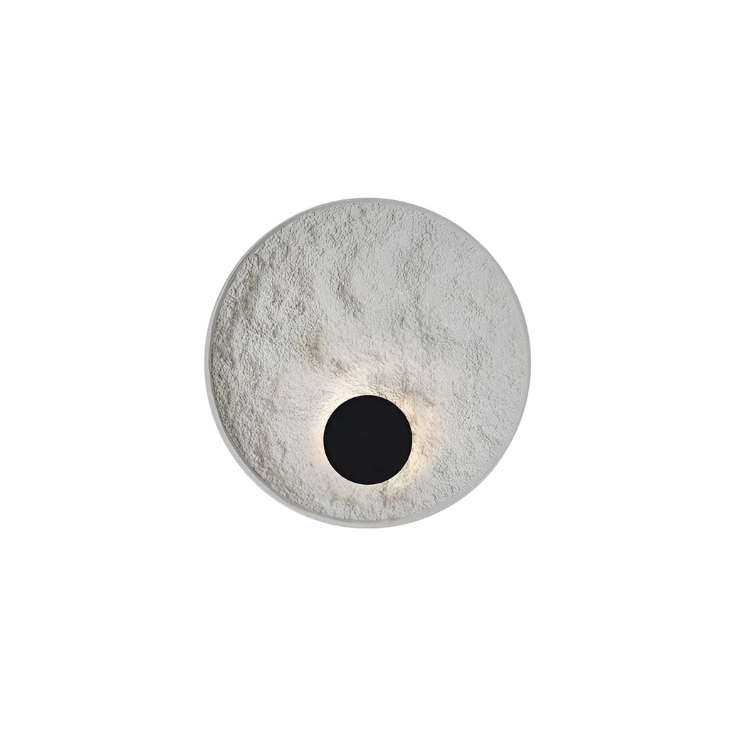 Modern white iron wall lamp in 300mm and 500mm sizes for bedside or hotel lighting.
