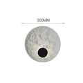 Modern white iron wall lamp in 300mm and 500mm sizes for bedside or hotel lighting.