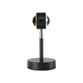 Black USB dual-head sunset rainbow projection table lamp with touch control