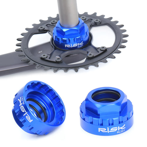Blue aluminium alloy 12-speed direct mount disc removal wrench for bicycle maintenance