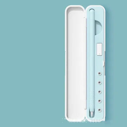 Hard protective storage case for Apple Pencil 1st and 2nd Generation with accessory compartments