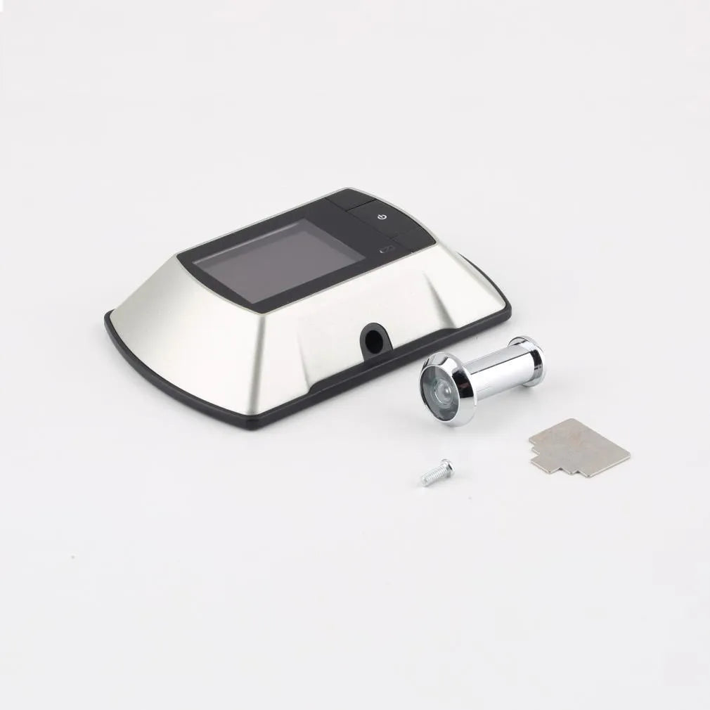LCD wireless door peephole monitor with indoor display unit and outdoor camera for home security