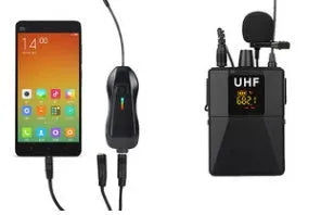 Little Bee X3 black wireless lavalier lapel microphone