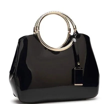 Women's polyester party handbag in seven colours with card slots and zipper pocket