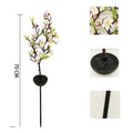 Solar ground-inserted cherry firework string light for outdoor garden decoration