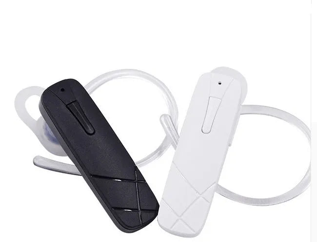 Black and white Bluetooth V4.1 wireless stereo earphones with earplug design