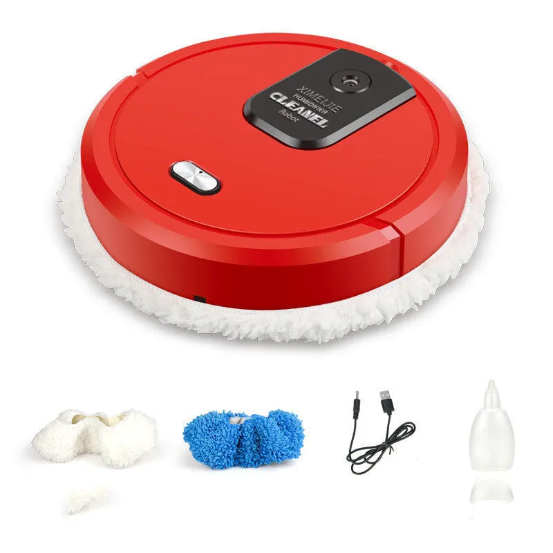 Automatic spray sweeping and mopping robot cleaner for home use