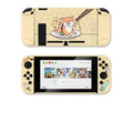 Nintendo Switch Lite protective case with PC hard front, silicone back grip, and waterproof controller sleeves