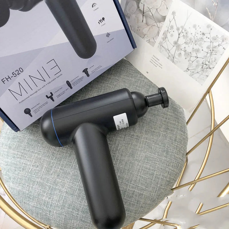 God Fascia Gun muscle massager in choice of grey, red or black colours with USB charging port