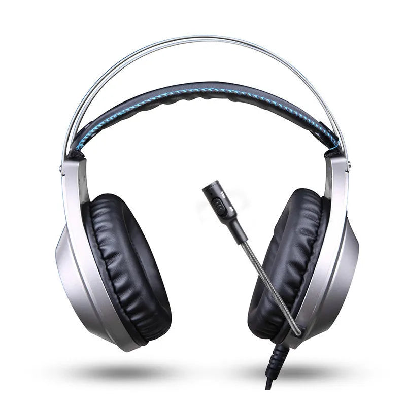 Black wired computer headset with USB plug and over-ear design for desktop and notebook PCs
