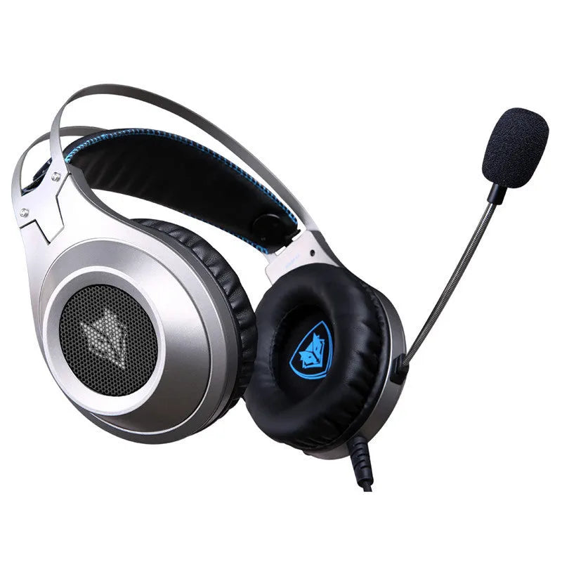 Black wired computer headset with USB plug and over-ear design for desktop and notebook PCs