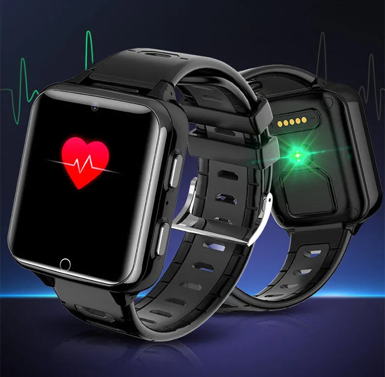 Children's smart sports watch with 1.54-inch IPS screen and silicone strap in three colour options