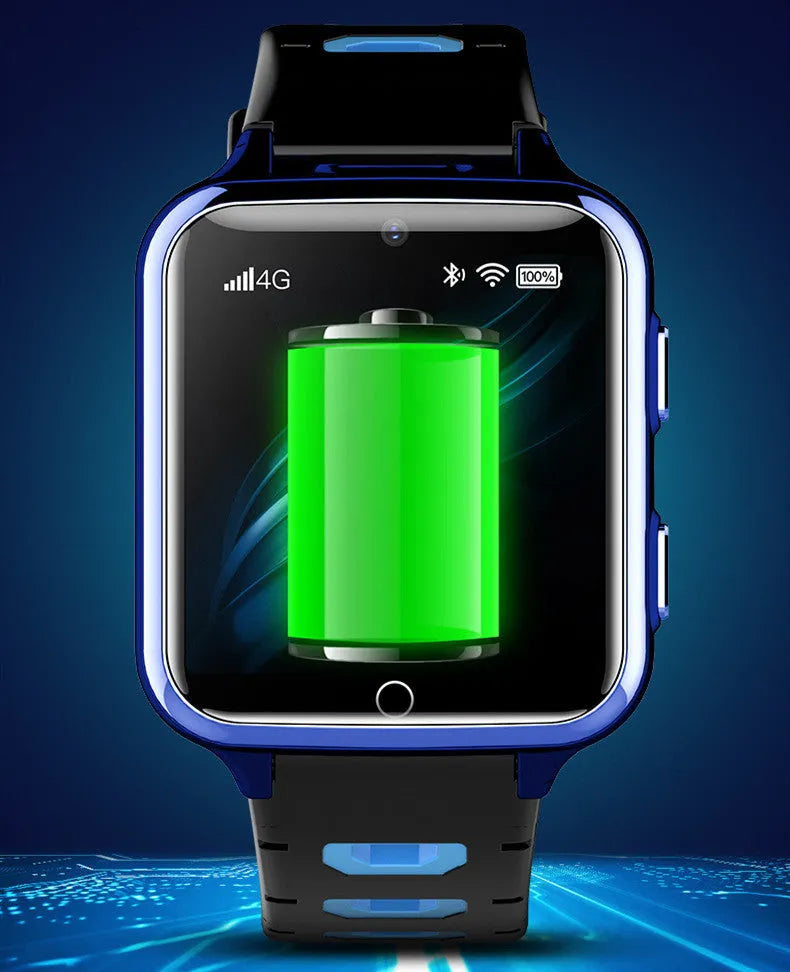Children's smart sports watch with 1.54-inch IPS screen and silicone strap in three colour options