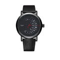 Men's turntable dial quartz watch with metal case and 30 metre water resistance